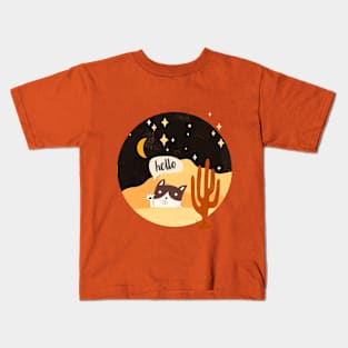 Desert Cat Kids T-Shirt